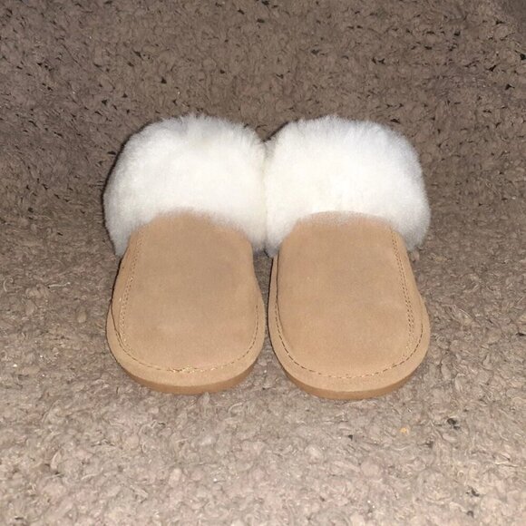TILLEY-Chestnut Suede Upper-Off-White Shearling/Sheepskin Inners-Size 37/6-NWOB - Picture 3 of 7